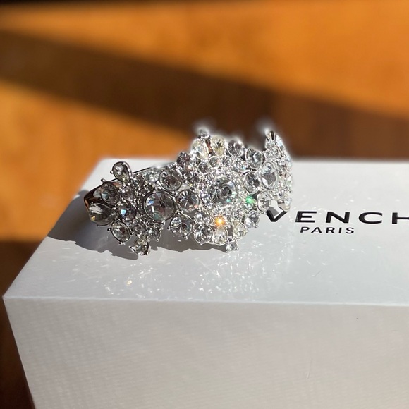 Givenchy Silver Crystal Bracelet - Picture 8 of 14